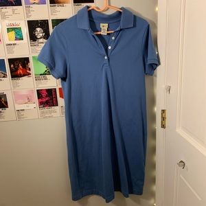 womens medium blue L.L. Bean t shirt dress perfect condition